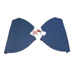 Coppia pannelli passaruota posteriori Fiat 500 D/F1^ blu Avio in Vipla